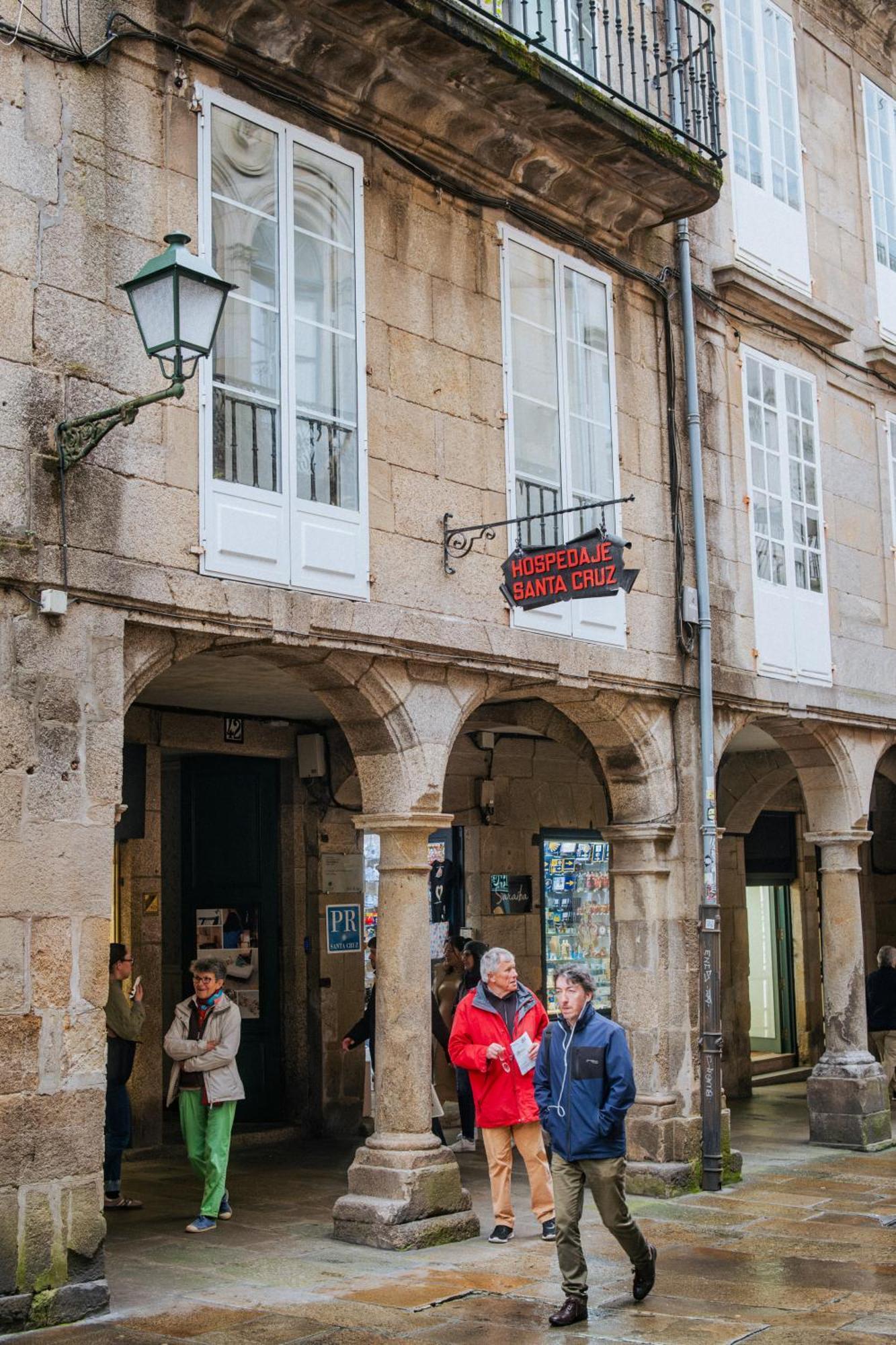 Hostal Santa Cruz Santiago de Compostela Exterior foto